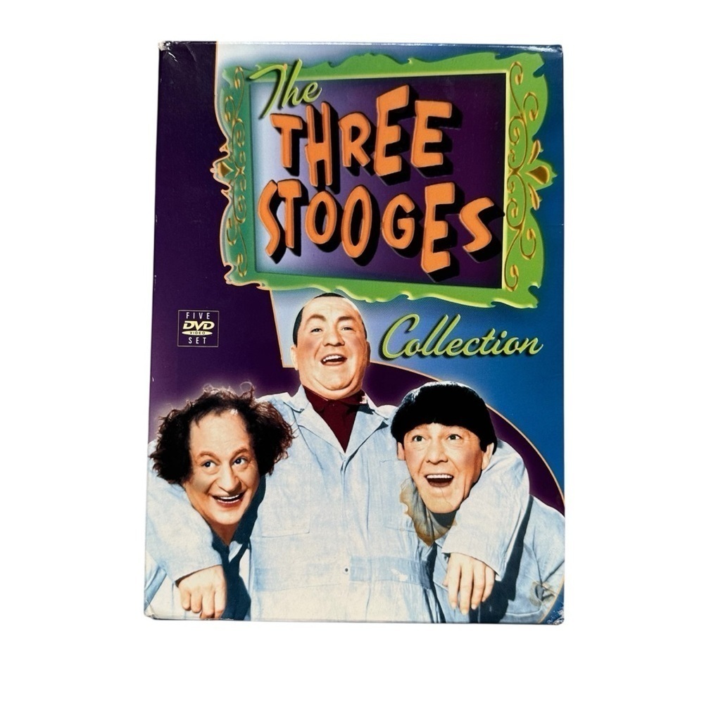 Three Stooges DVD Box Set Collection 5 Discs/Seasons